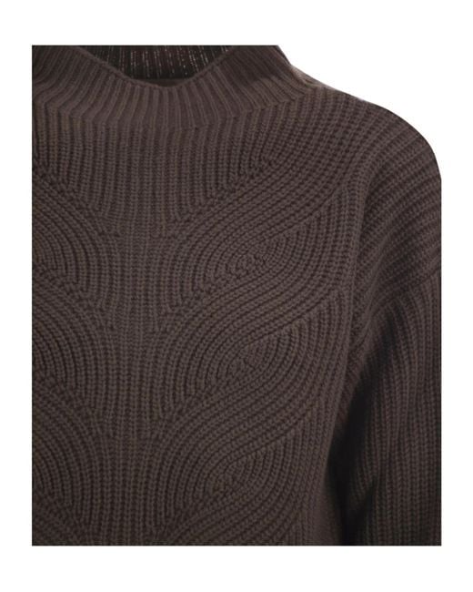 Herno Brown Turtleneck Sweater