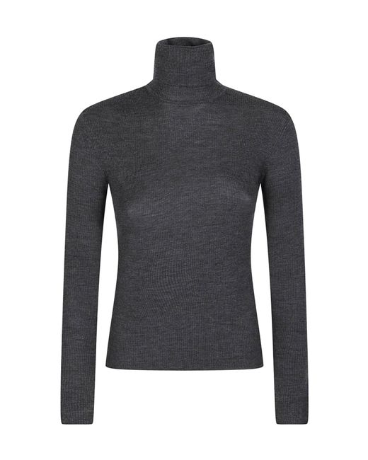 P.A.R.O.S.H. Black Long Turtle Neck Long Sleeve Sweater