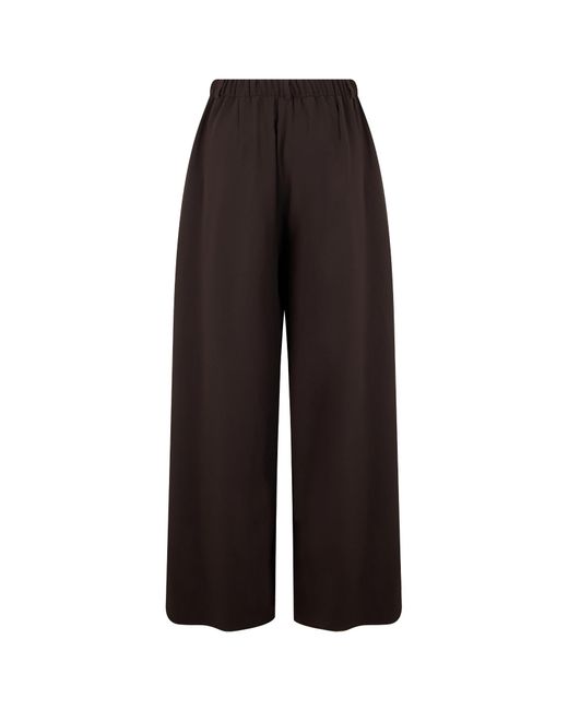 P.A.R.O.S.H. Black Loose-Fitting Pleated Trousers