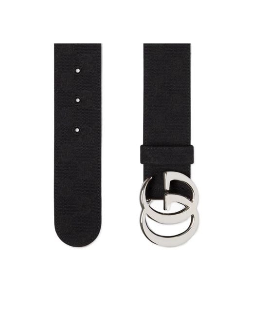 Gucci Black Flat Marmont Belt for men
