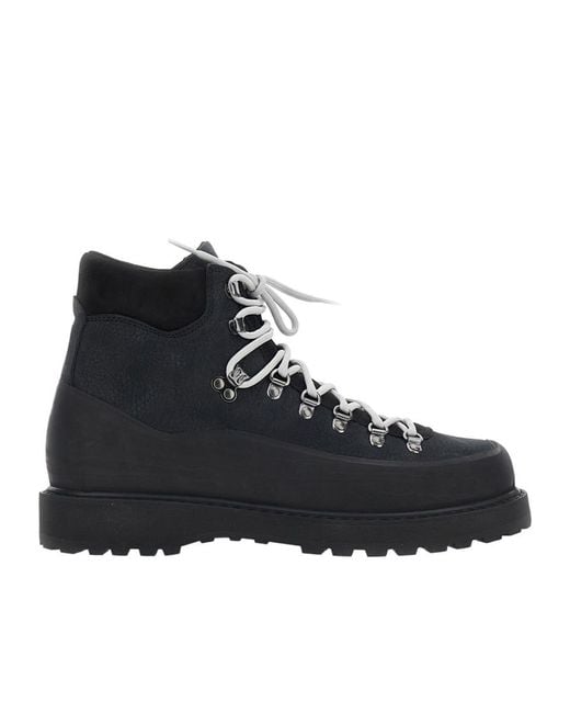 Diemme Black Roccia Vet Gomma Ankle Boots for men
