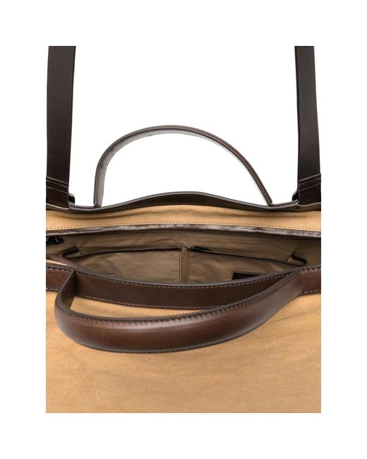 Dries Van Noten Natural Top-Handle Shoulder Bag for men