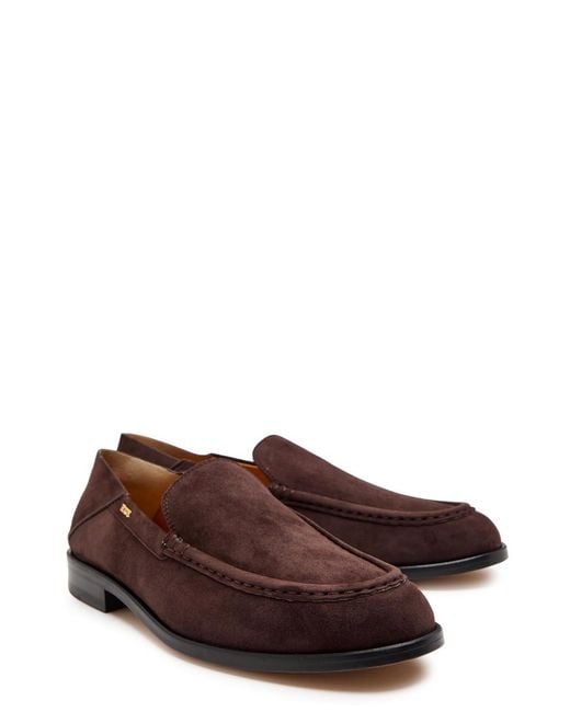 Tod's Brown Cuoio 07M Suede Loafers
