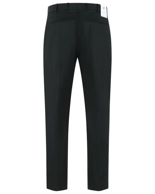 Pt Pantaloni Black Pt Torino Rebel Tapered Pants for men