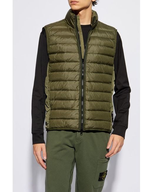 Stone Island Green Vests for men