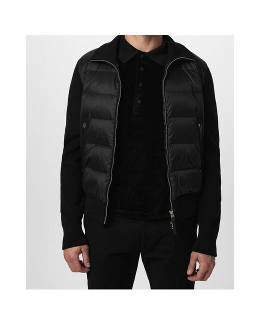 Tom Ford Black Padded Down Jacket for men
