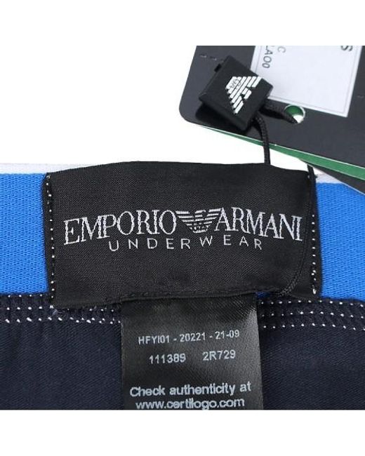 Emporio Armani Blue Logo Underwear for men
