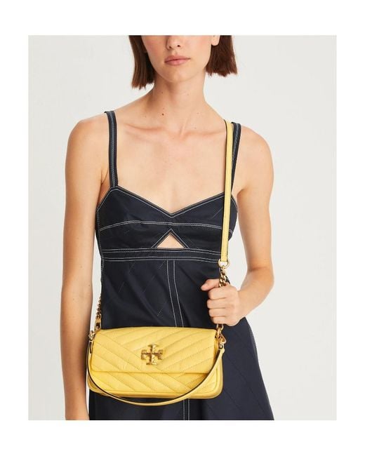 Tory Burch Yellow Kira Small Shoulder Bag