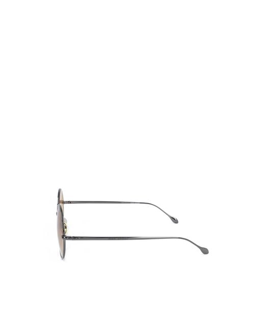 Isabel Marant Metallic Round Frame Sunglasses