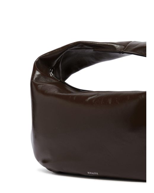 Khaite Black Zipper Tote Bag