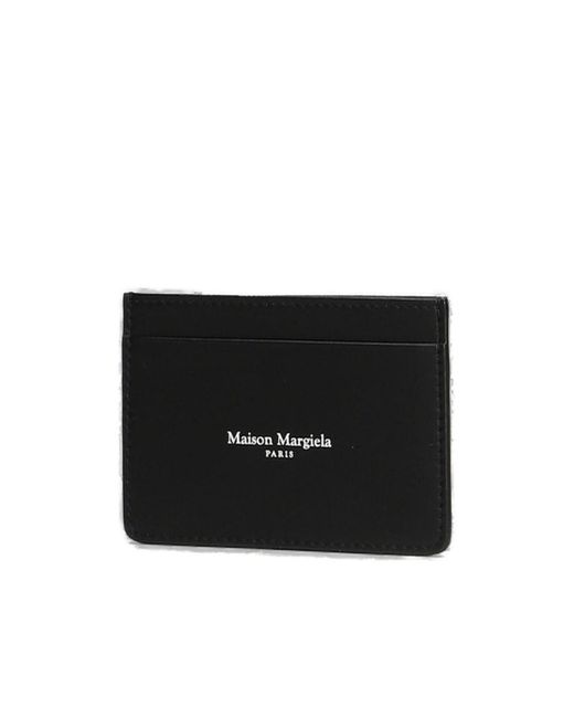 Maison Margiela Black Leather Cardholder for men