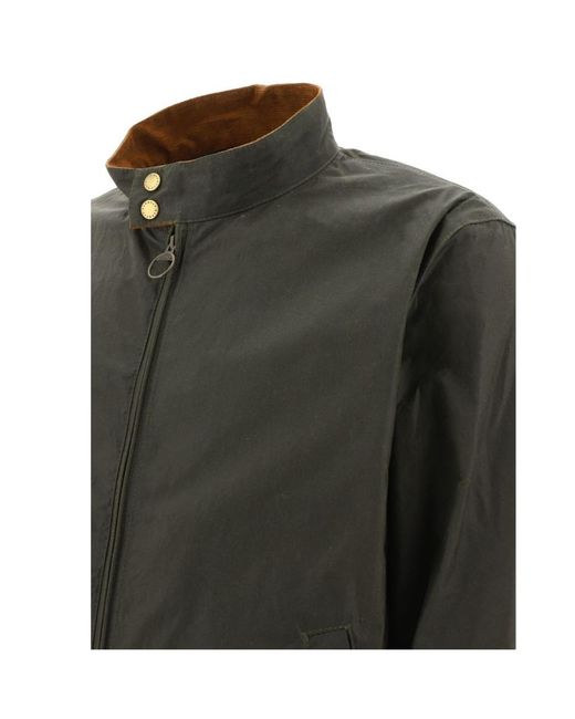 Barbour Gray Long-Sleeved Casual Jacket for men