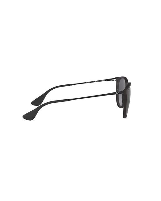 Ray-Ban Black Erika Oval Frame Sunglasses for men