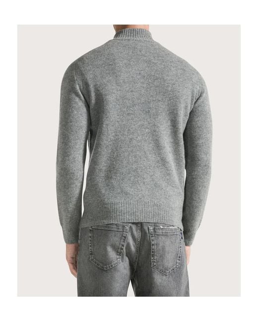 Seventy Gray Turtleneck With Zipper for men