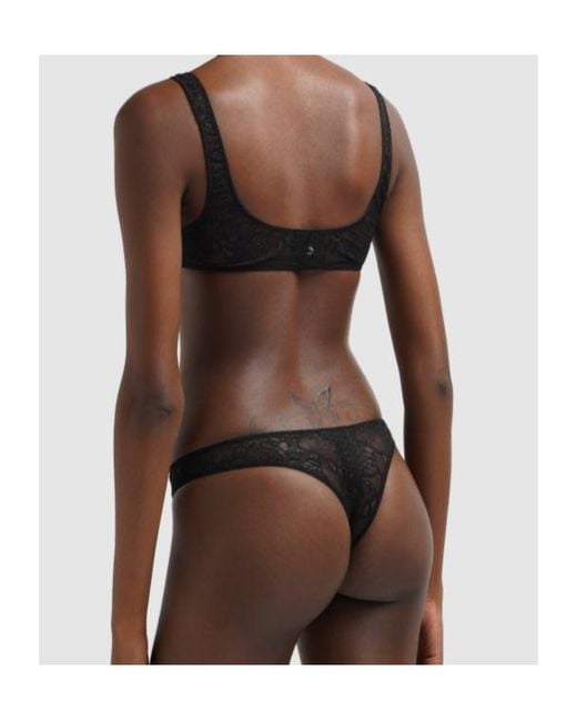 DSquared² Gray Lace Thong