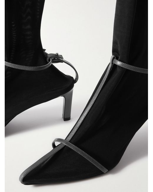 Jil Sander Black Pointed Boots