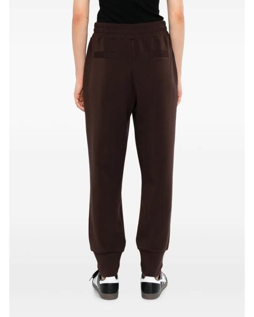 Varley Brown Elasticated-Waistband Track Pants