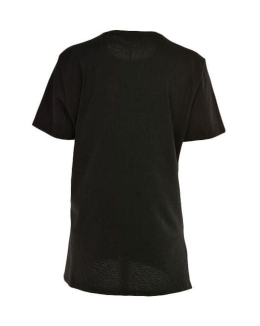 Fendi Black Lafayette Series Round Collar T-Shirt