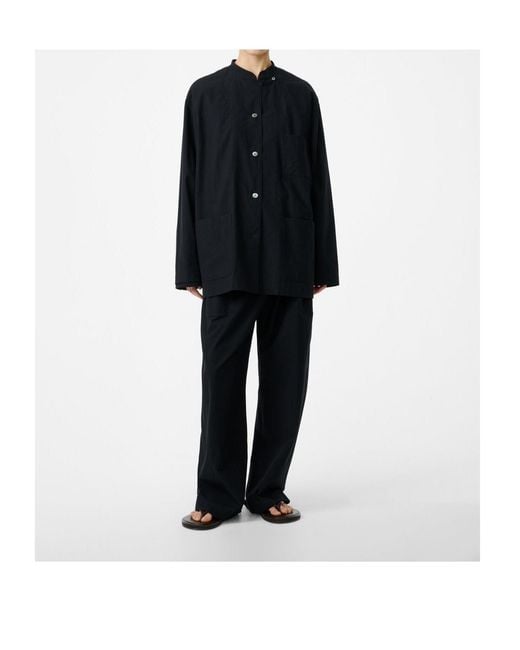 Studio Nicholson Black Drawstring Casual Pants