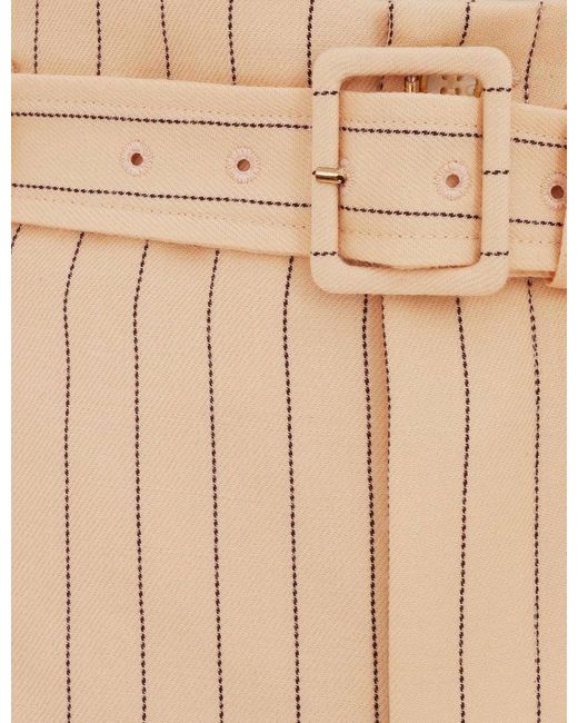 Zimmermann Natural Belt Loop Track Pants