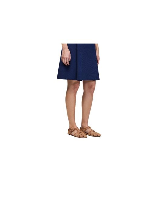Miu Miu Brown Cotton Sandals