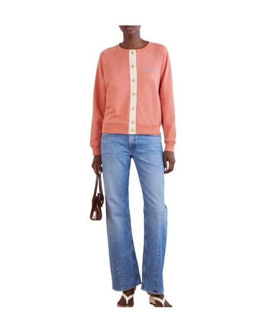 Mother Pink Cotton Cardigan