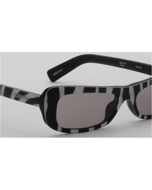 Jacquemus White Full Frame Sunglasses for men