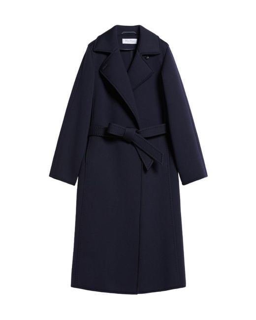 Max Mara Blue Manuela1 Wool Coat