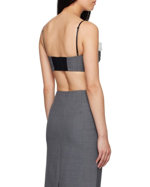 ShuShu/Tong Gray Spaghetti Strap Top