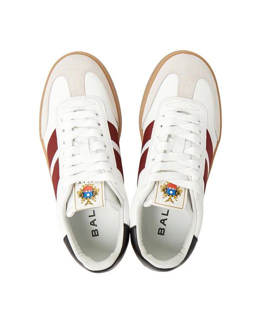 Bally Pink Lace-Up Sneakers