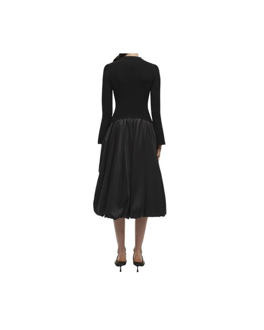 Jonathan Simkhai Black Kenlie Midi Dress