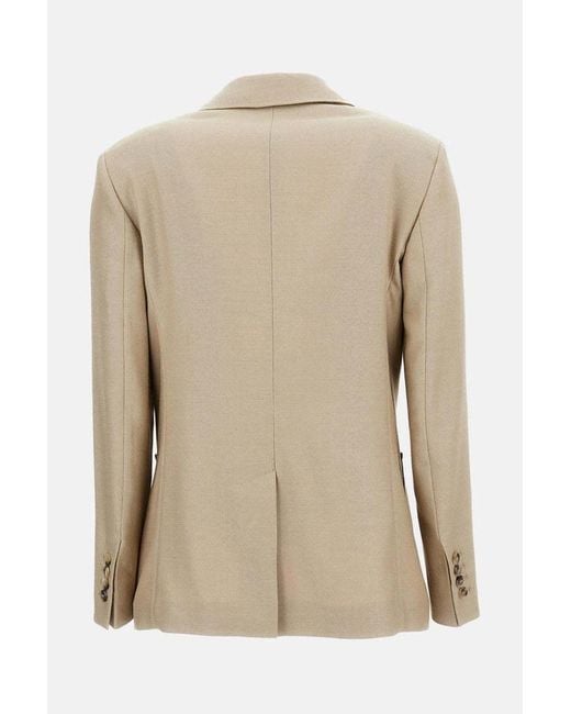 Max Mara Natural Single-Breasted Jacket