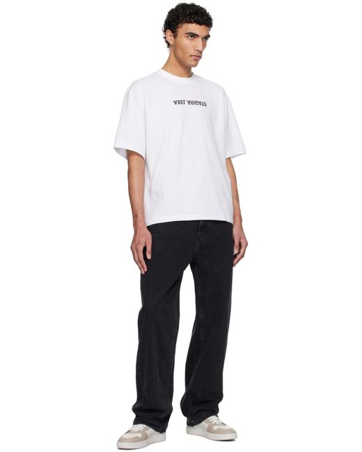 Axel Arigato White Distort T-Shirt for men