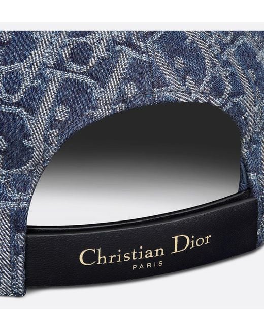 Dior Blue Oblique D-Player Cap