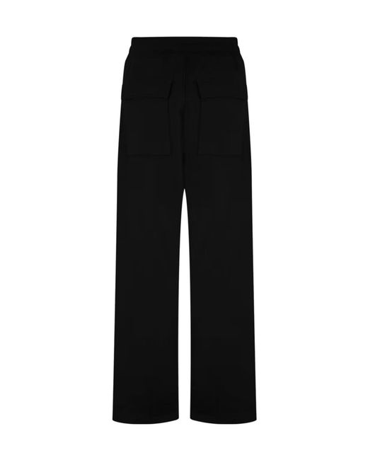 Balmain Black Drawstring Waist Track Pants