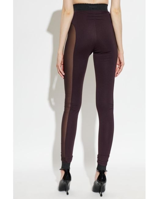 The Attico Purple The Slim Fit Trousers