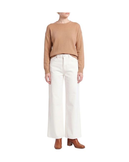 Chloé White Loose-Fitting Jeans