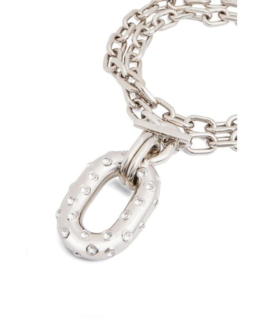 Rabanne Metallic Rabanne Xl Link Necklace