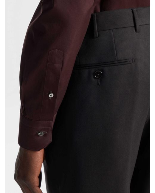 Zegna Black 15Milmil15 Tailored Trousers for men