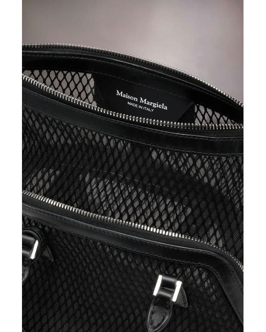 Maison Margiela Black 5Ac Classique Mini Top Handle Bag