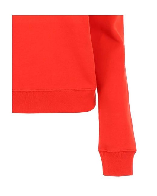 MSGM Red Logo Details Sweater