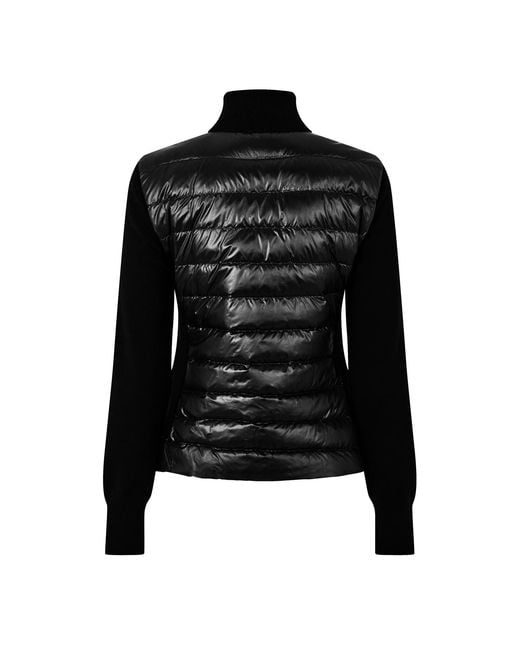 Moncler Black Zipper Down Jacket