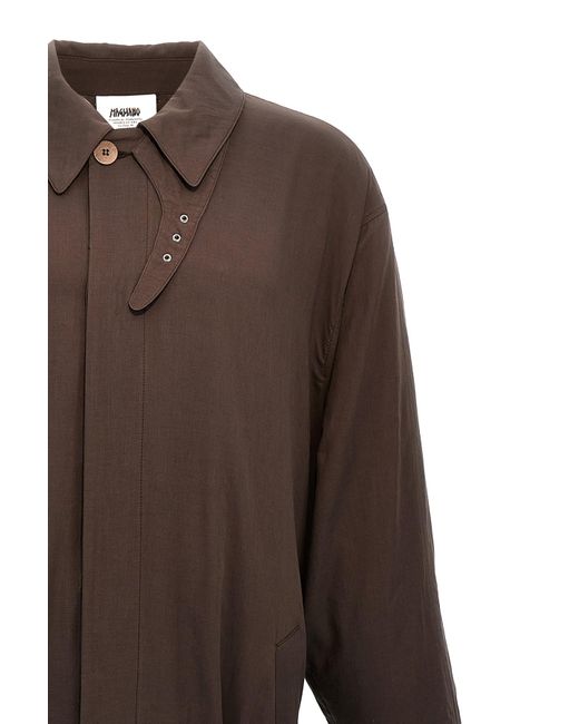 Magliano Brown La Sapienza Classic Coat for men