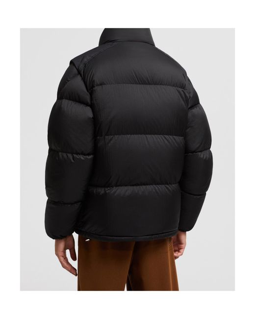 Moncler Black Verone Reversible Short Puffer Jacket for men