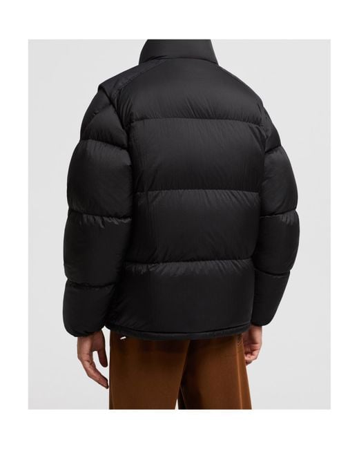 Moncler Black Verone Reversible Short Puffer Jacket for men