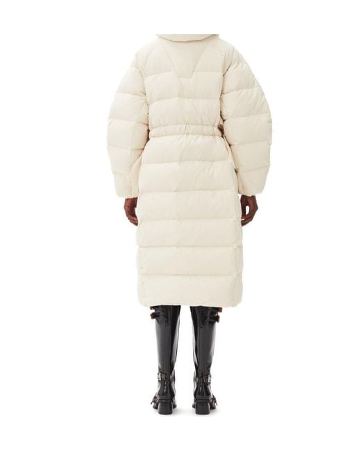 Ganni White Jacket With Logo