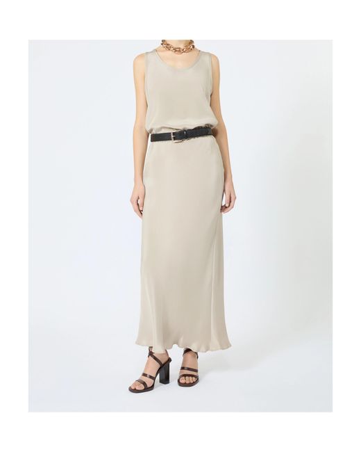 Max Mara Natural Scoop Neck Sleeveless Tank Top