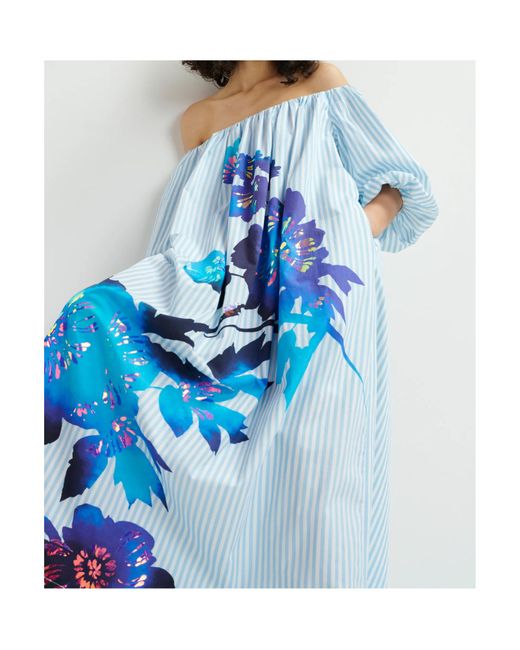 Essentiel Antwerp Blue Horpio Maxi Dress