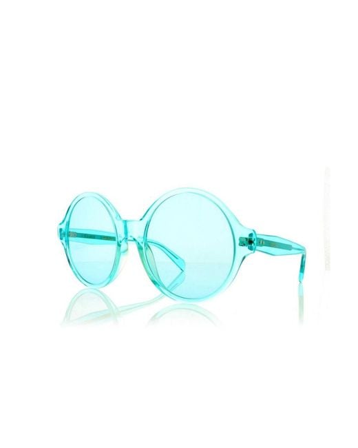 Céline Blue Round Frame Sunglasses