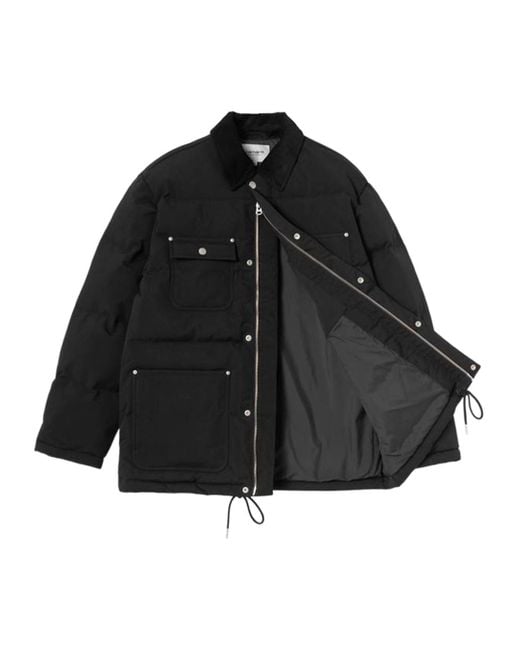 Carhartt Black Rayler Corduroy Collar Jacket for men